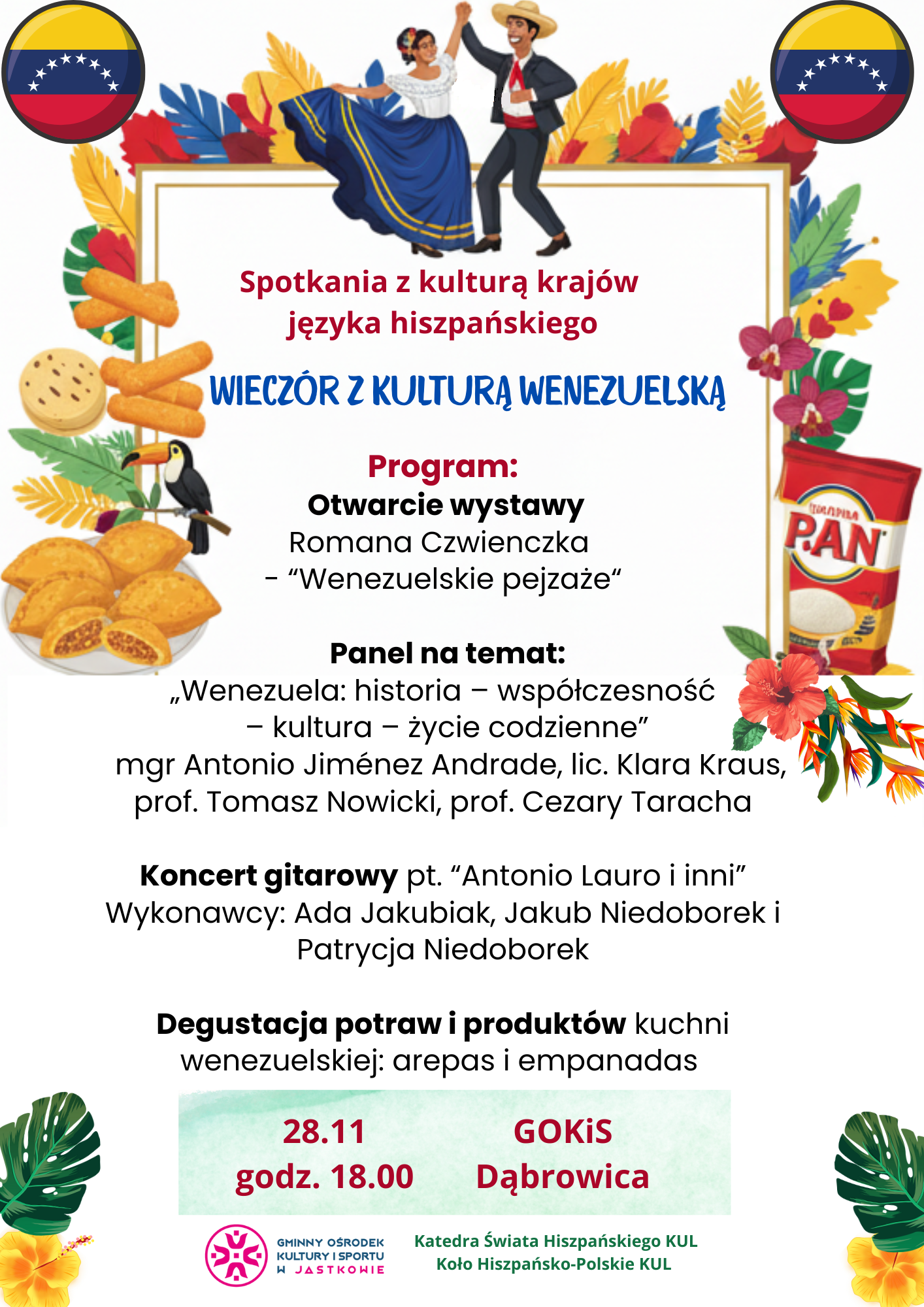 Zapraszamy na Wieczorek Wenezuelski!