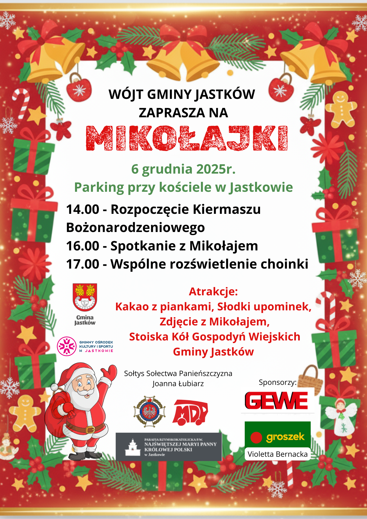 Mikołajki przy kościele w Jastkowie!