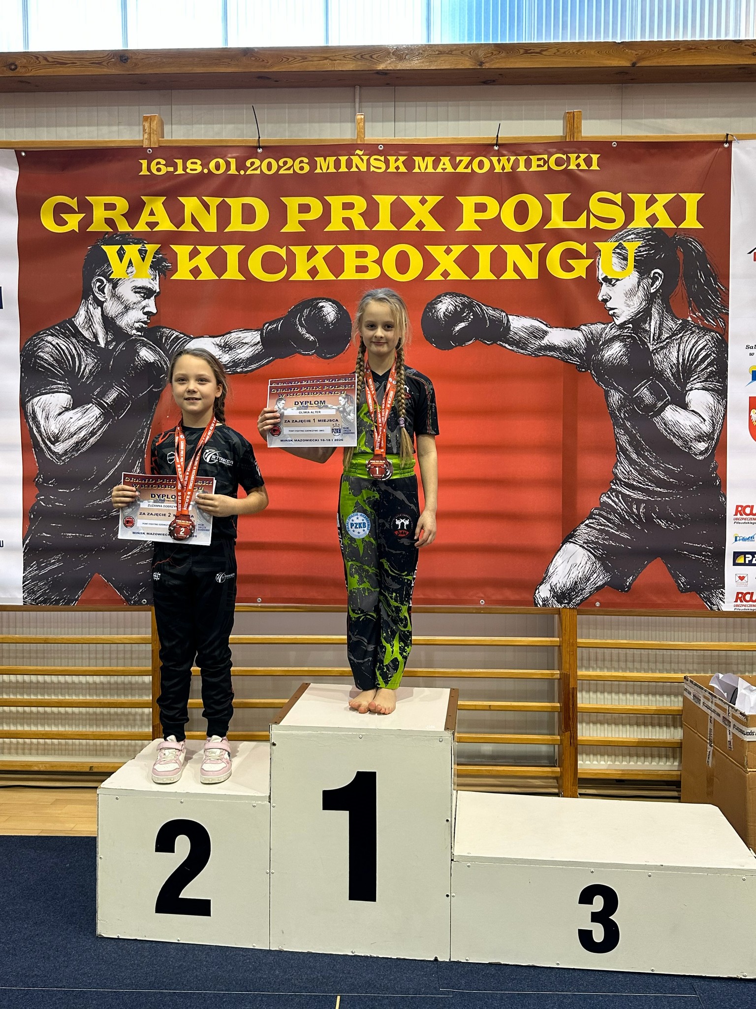 Sukces zawodników LKSW DAN na zimowym Grand Prix Polski w Kickboxingu 