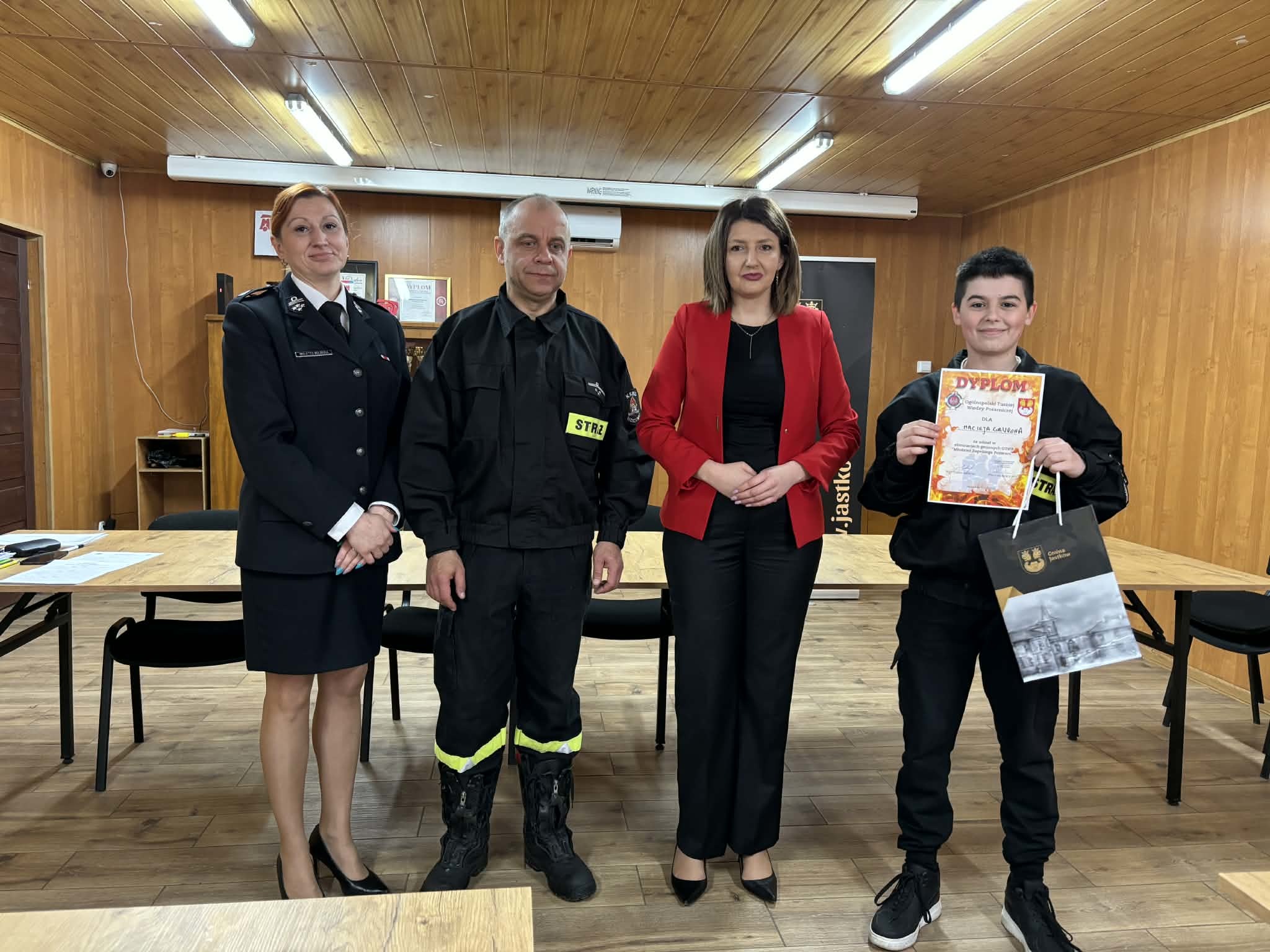 Eliminacje Ogólnopolskiego Turnieju Wiedzy Pożarniczej „Młodzież zapobiega pożarom”.